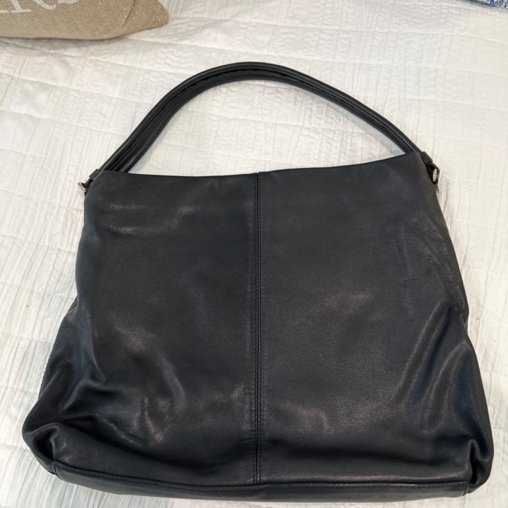 Kate Spade black leather shoulder bag - Picture 2 of 6